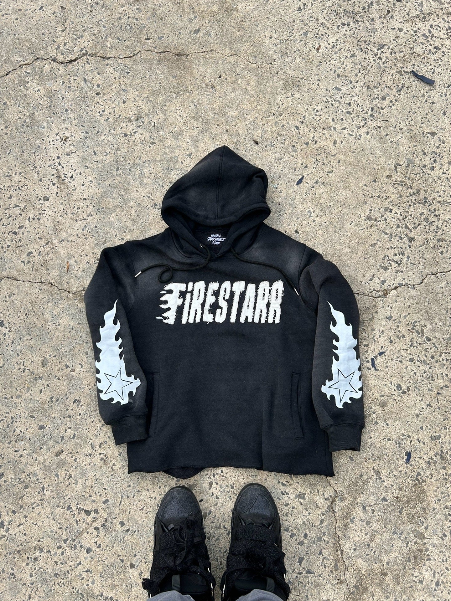 Black STARRS TAKE RISK Hoodie