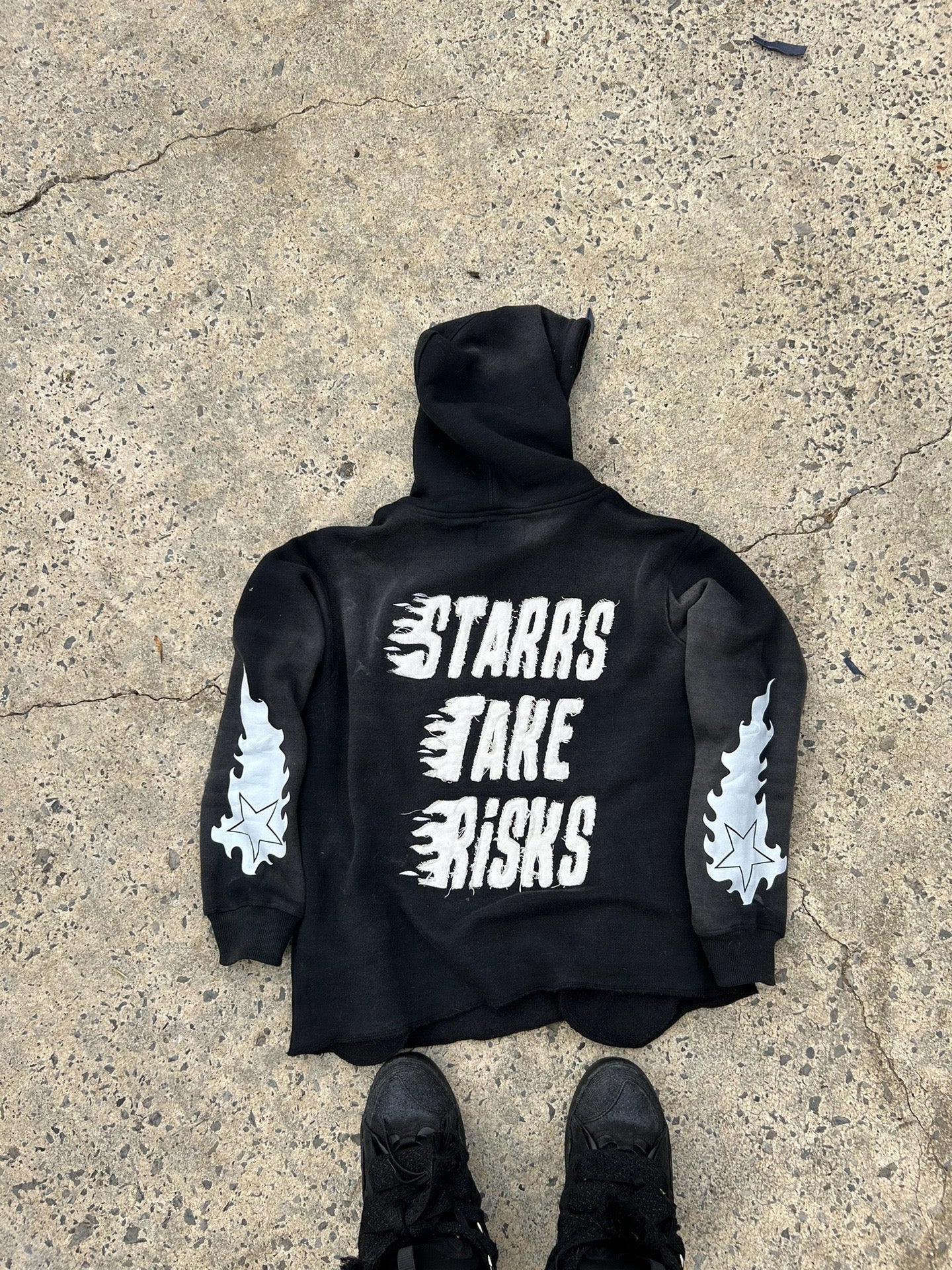 Black STARRS TAKE RISK Hoodie